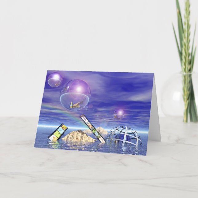 Sea of Memory (card) Holiday Card (Front)