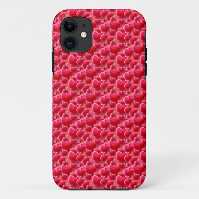 Sea of Pink Hearts Case-Mate iPhone Case (Back)