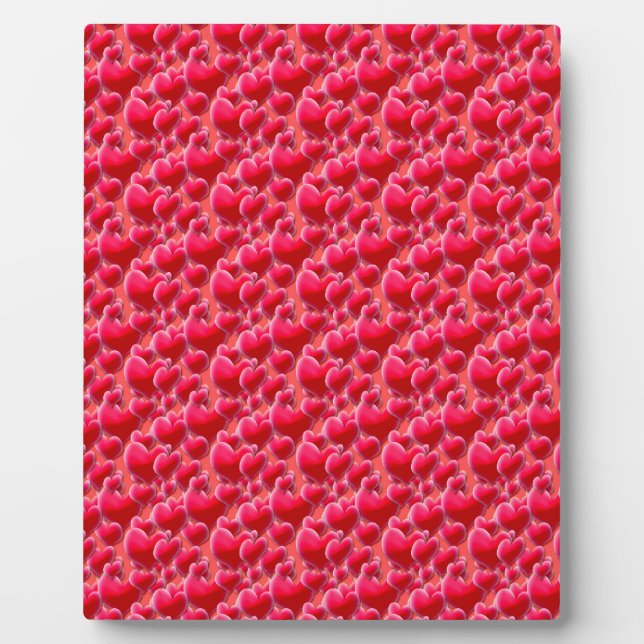 Sea of Pink Hearts Plaque (Front)