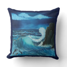 "Sea of Power" Throw Pillow design.