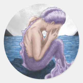 SEA-OF-SADNESS CLASSIC ROUND STICKER
