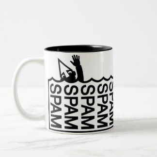 Sea of Spam Two-Tone Coffee Mug