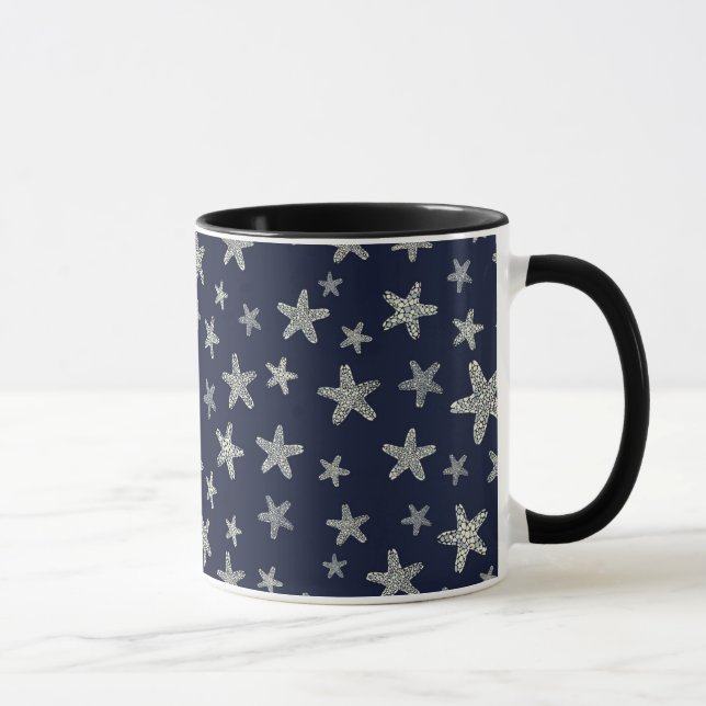 Sea Of Starfish Pattern Mug (Right)