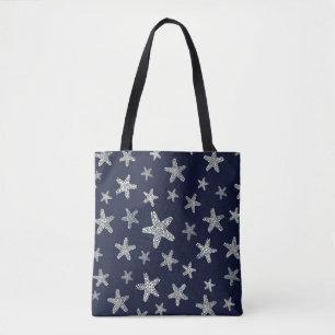 Sea Of Starfish Pattern Tote Bag