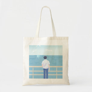 Sea of Stillness (Male Version) Tote Bag