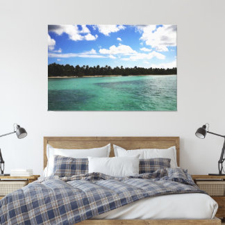 Sea of ​​the Dominican Republic Canvas Print