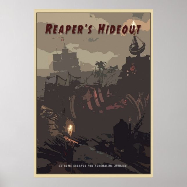 Sea Of Thieves  Reapers Hideout Poster (Front)