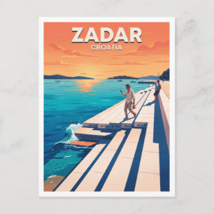 Sea Organ, Zadar, Croatia Postcard