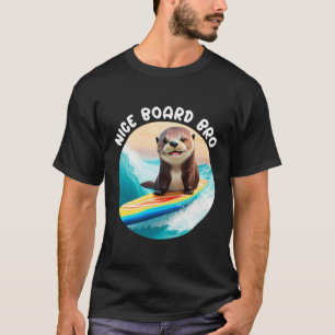 Sea Otter 841 Surfboard Thief California Surfer So T-Shirt