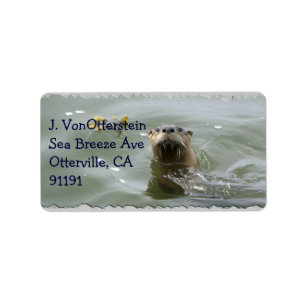 Sea Otter Address Labels