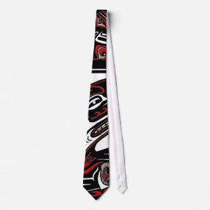 SEA OTTER & BABY (Haida Styled) Gift Range Tie