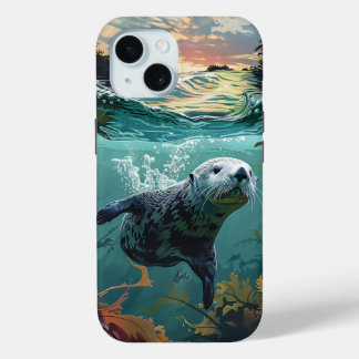 Sea Otter iPhone 15 Case