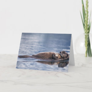 sea otter, Enhydra lutris lutris Card