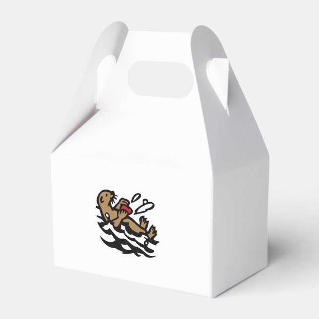 Sea otter  Favour Boxes (Front Side)