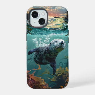 Sea Otter iPhone 15 Case