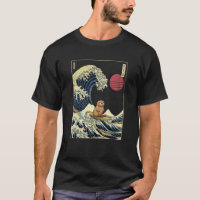 Sea Otter Japanese Kanagawa Wave Funny Surf Animal