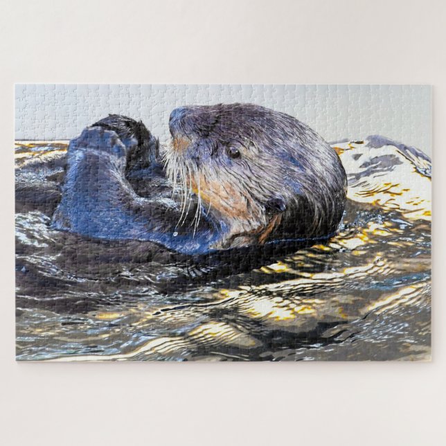 Sea Otter Jigsaw Puzzle (Horizontal)