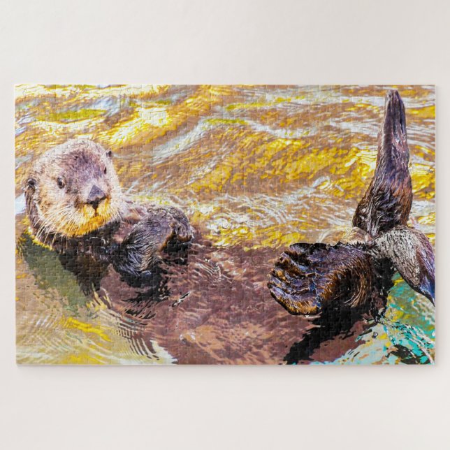 Sea Otter Jigsaw Puzzle (Horizontal)