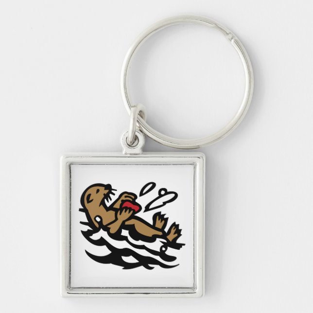 Sea otter key ring (Front)
