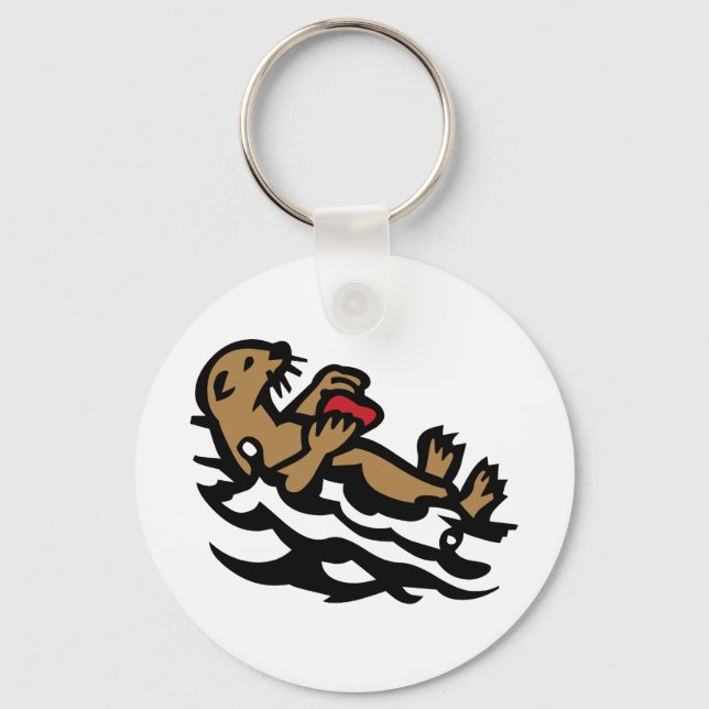 Sea otter key ring (Front)
