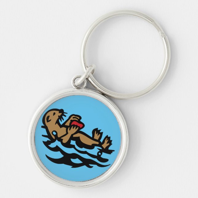 Sea otter key ring (Front)