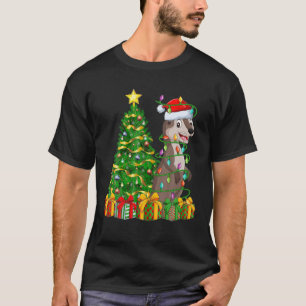 Sea Otter Lighting Xmas Tree Matching Sea Otter Ch T-Shirt