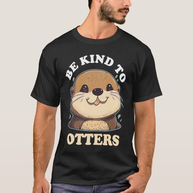Sea Otter Lover Funny  2 T-Shirt (Front)