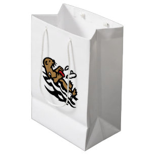 Sea otter medium gift bag