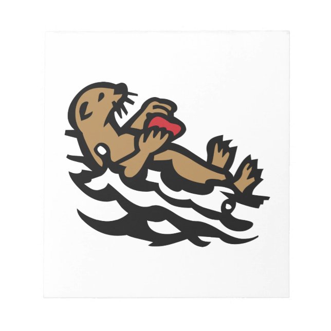 Sea otter notepad (Front)