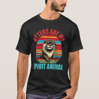 Sea Otter Otters Are My Spirit Animal Women Girl T-Shirt