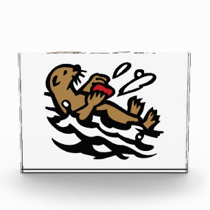 Sea otter photo block