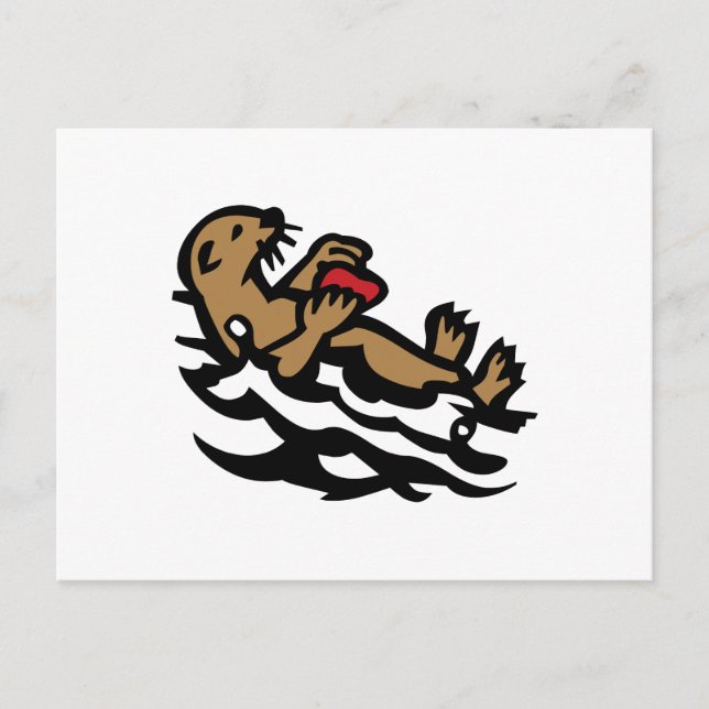 Sea otter postcard (Front)