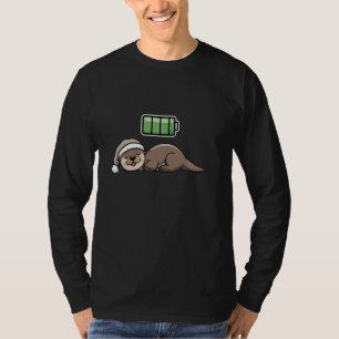 Sea Otter Sleeping Recharging Night Bedtime T-Shirt