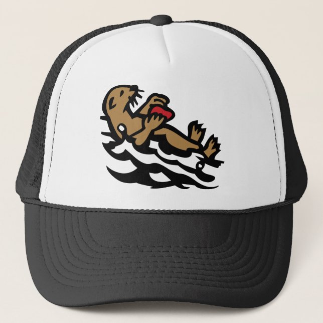 Sea otter trucker hat (Front)