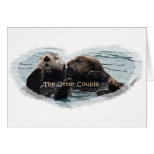 Sea Otters in a heart