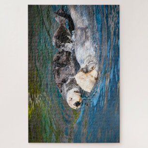 Sea Otters. Jigsaw Puzzle