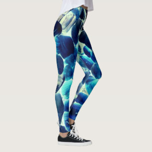 Sea oyster shell, colours changed blue to grey leggings