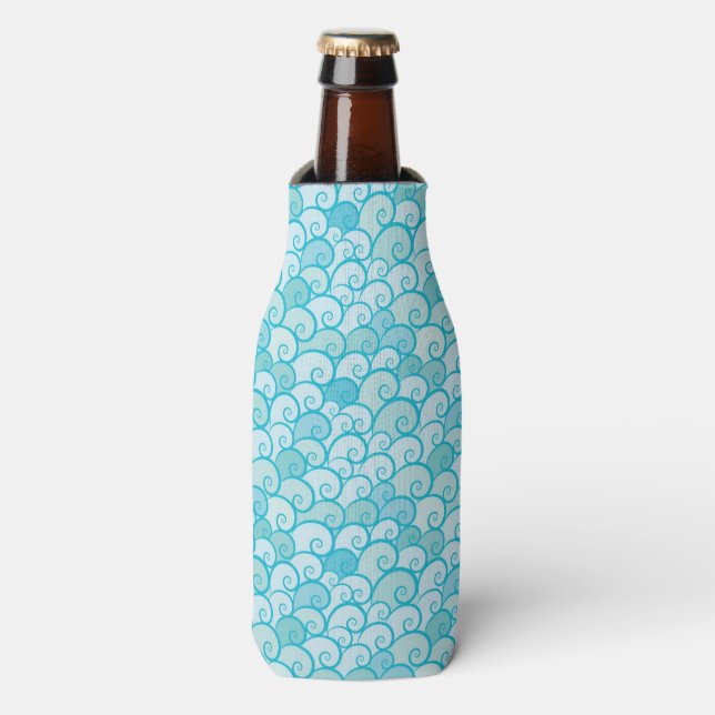 Sea Pattern Bottle Cooler (Bottle Front)