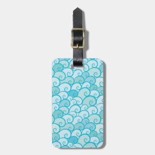 Sea Pattern Luggage Tag