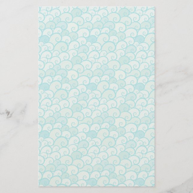 Sea Pattern Stationery (Front)