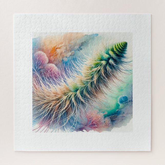 Sea Pen Elegance 220824AREF123 - Watercolor Jigsaw Puzzle (Vertical)