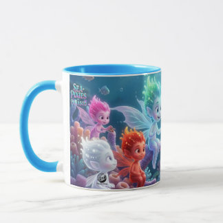 Sea-Pixies of Peñasco Underwater Fantasy Two-Tone  Mug