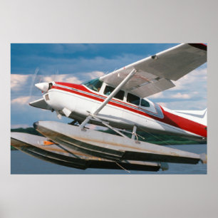 Sea Plane Taking Off, Victoria Falls, Zimbabwe Poster