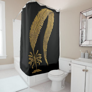 Sea Plants - Greek Seaweed Ocean Beach Shower Curtain