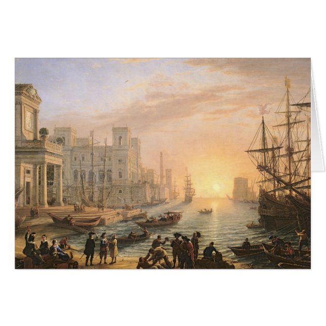 Sea Port at Sunset, 1639 (Front Horizontal)