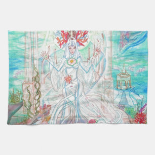 Sea Priestess Tea Towel