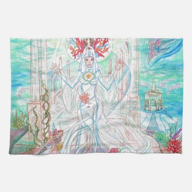 Sea Priestess Tea Towel (Horizontal)
