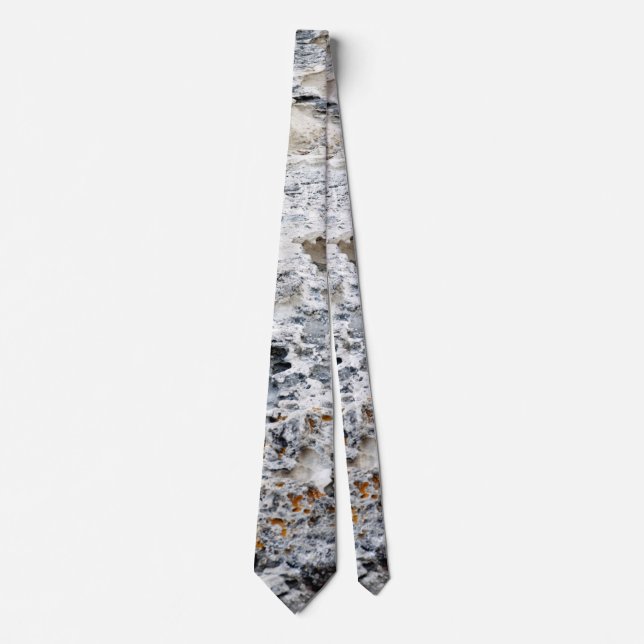 Sea rock pattern tie (Front)