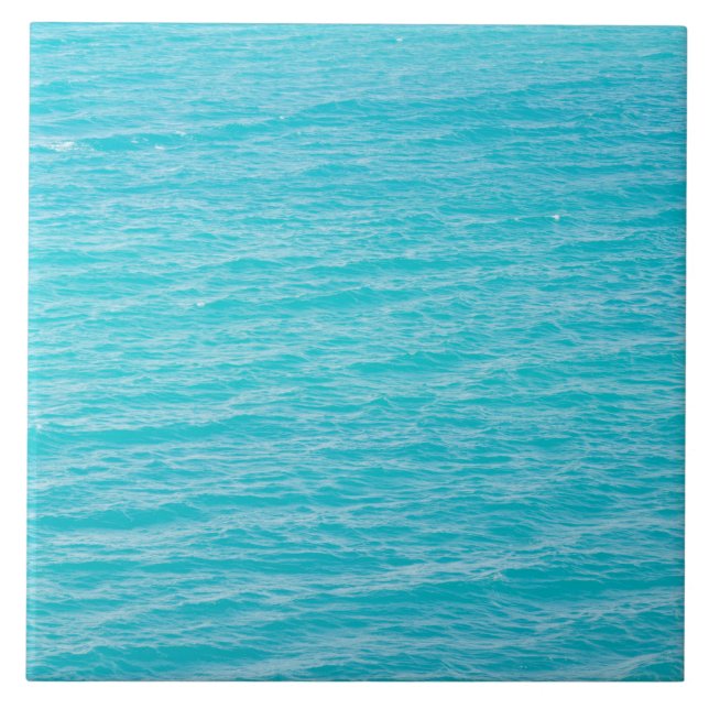 Sea’s surface ceramic tile (Front)