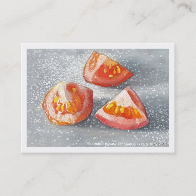 Sea Salted Tomato Business Card (Front)